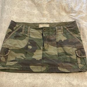 Abercrombie & Fitch Mini Camo Skirt